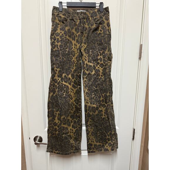 RSQ Tillys Cheetah print cargo pants Size 24 - Picture 6 of 7